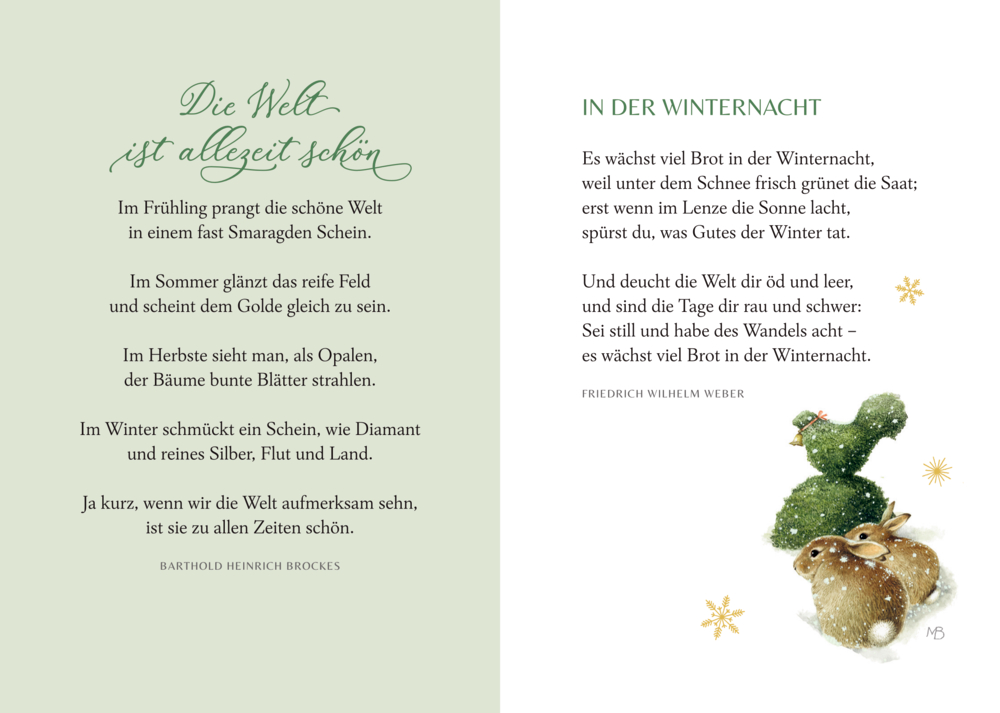 Schöner lesen! No. 57: Wunderbare Winterzeit (M. Bastin)