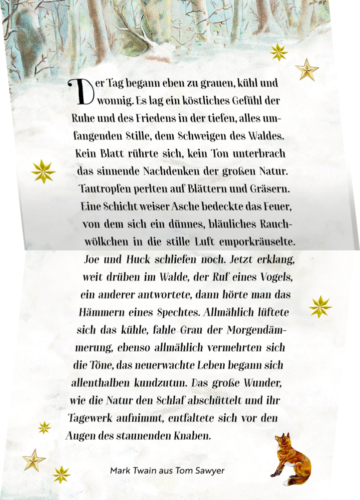 Nostalgische Weihnachtszeit, Coffee-Table-Adventskalender (Behr)