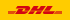 Logo mit der Aufschrift DHL