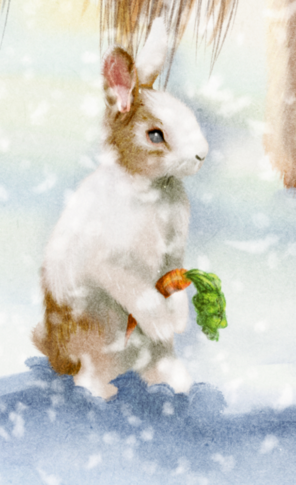 Winterpferde, Wand-Adventskalender