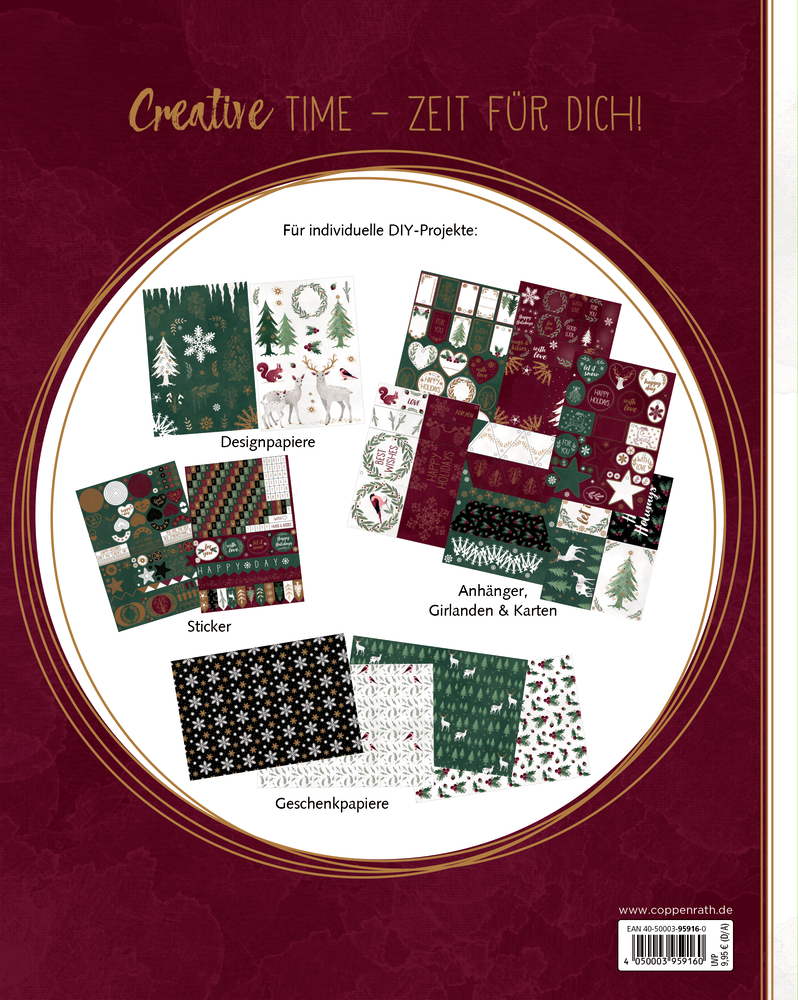 Designpapier-Kreativbuch: Magic Winter (Creative Time)