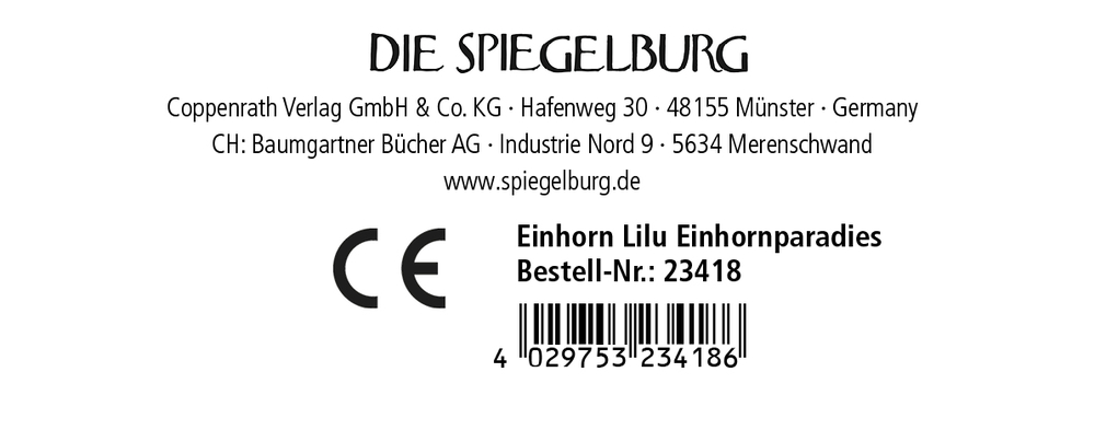 Einhorn Lilu groß - Einhorn-Paradies