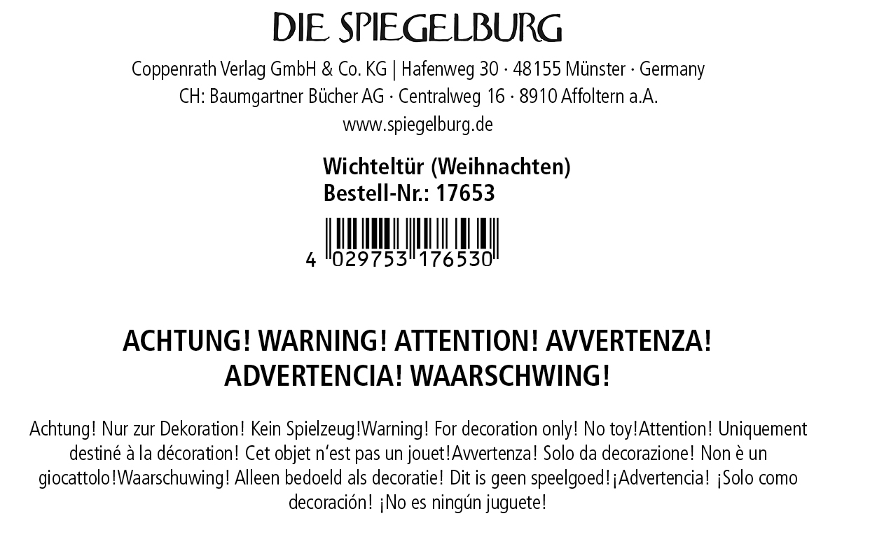 Wichteltür - Bärenstarke Weihnachten