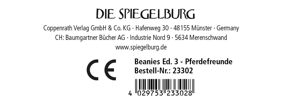 Beanie Ed. 3 (blaues Halstuch) - Pferdefreunde