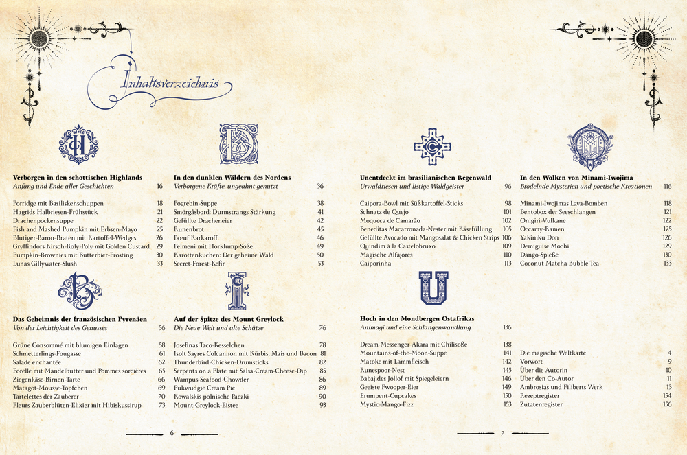 Hellbraune Farbfläche mit Verkaufsargumenten wie z.B. "perfektes Geschenk für Potter-Fans".
