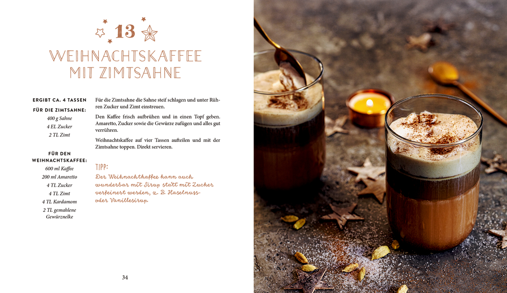 24 Drinks bis Weihnachten - Ein kulinarischer Adventskalender für Erwachsene