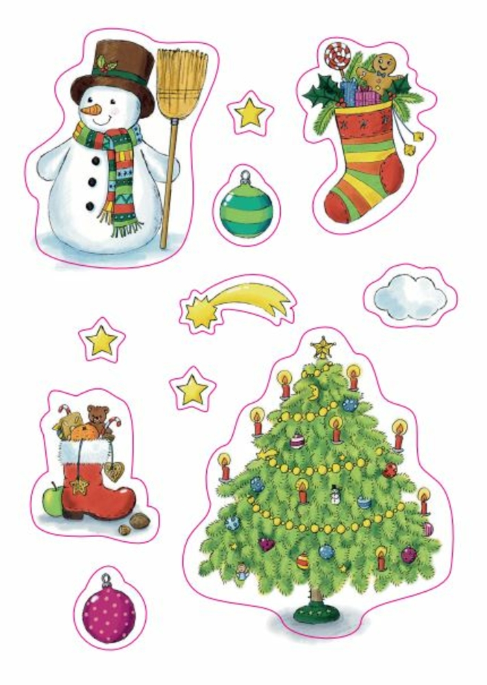 Sticker - Frohe Weihnachten