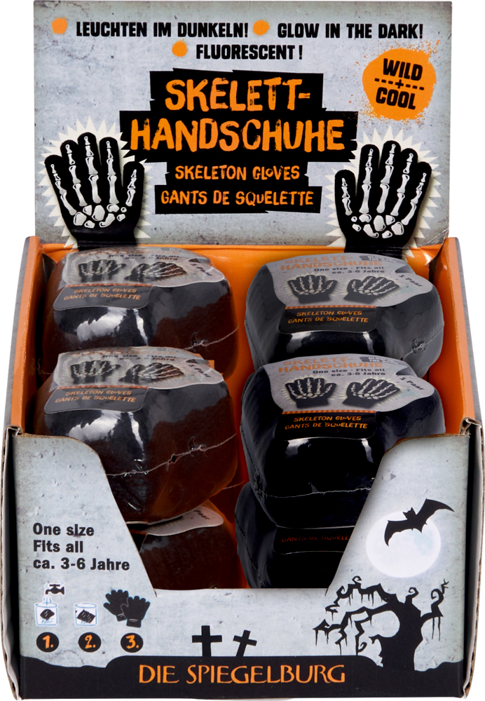 Skelett-Handschuhe
