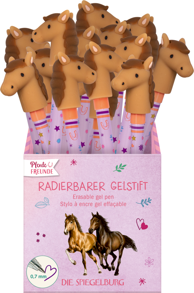 Radierbarer Gelstift - Pferdefreunde