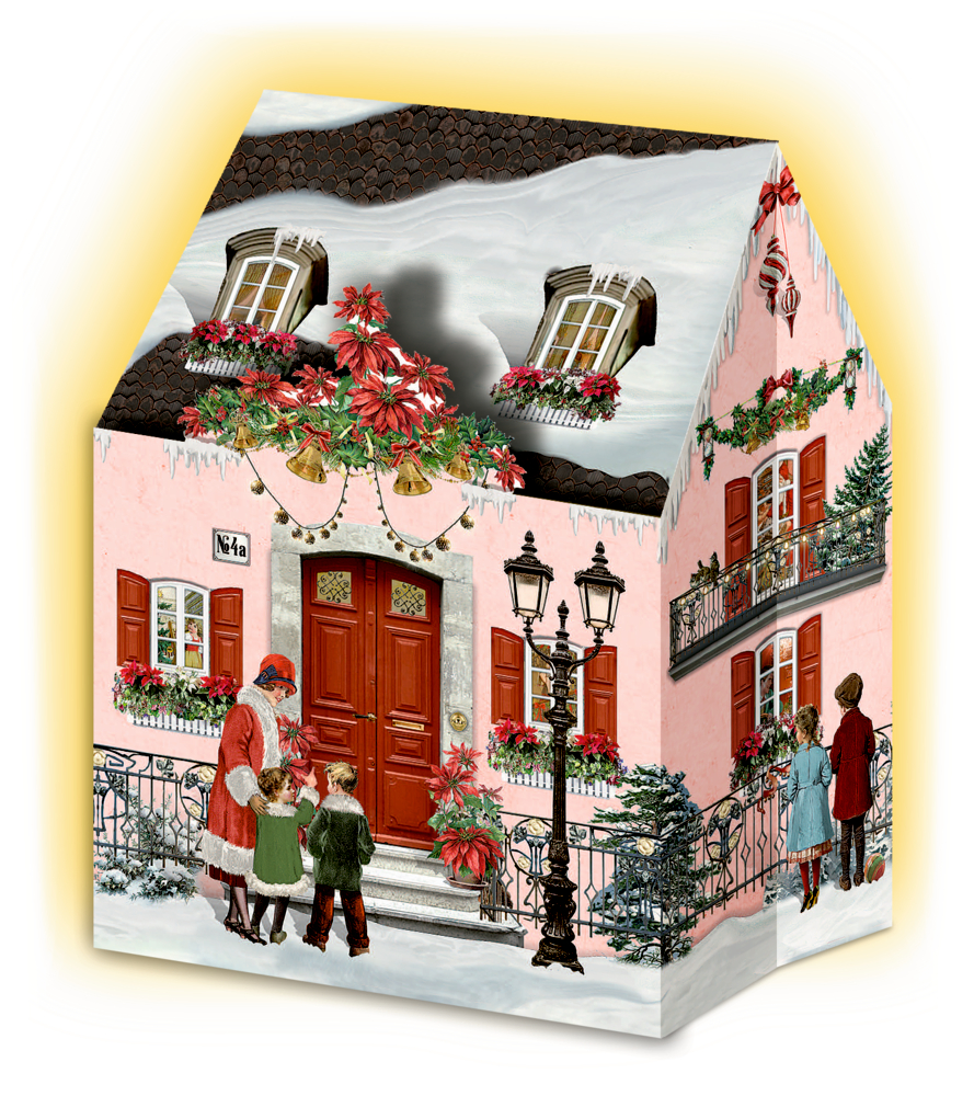 Happy Christmas House, Mini-Adventskalender (Behr)