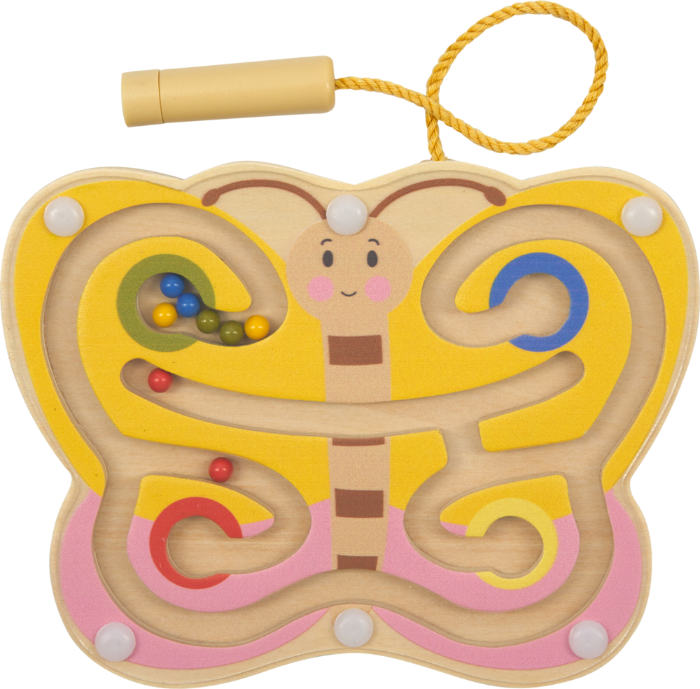 Schmetterling, Magnetisches Kugel-Labyrinth - Spiegelburg minis